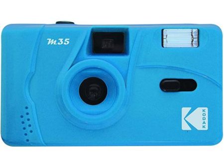 Máquina Fotográfica Analógica Kodak 35mm com Flash - Azul For Cheap