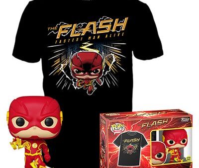 Funko Pop! Tees DC Comics:The Flash - Tamanho S Cheap