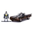 Réplica Batmobile Metal 1:32 1966 Classic Tv com Figura Hot on Sale