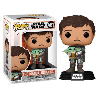 Funko Pop! Mandalorian - Mando Holding Child - 461 Online Sale