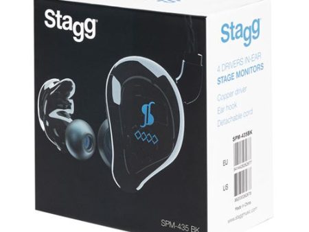 Auriculares Monitor Stagg SPM-435 - Preto Discount