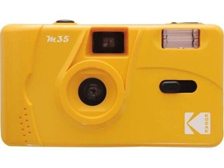 Máquina Fotográfica Analógica Kodak 35mm com Flash - Amarela Sale