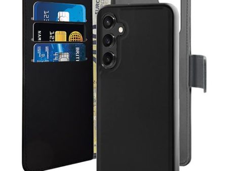 Capa Destacável Wallet em Ecopele Puro para Samsung Galaxy A35 - Preta Online Sale