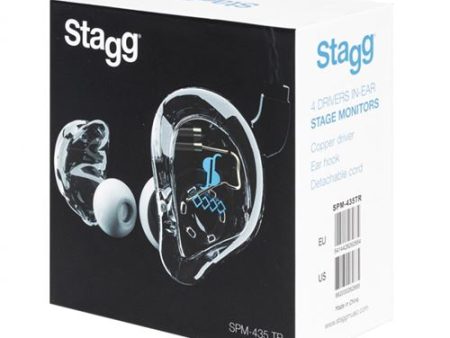 Auriculares Monitor Stagg SPM-435 - Transparente For Cheap