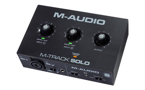 Pack Interface M-Audio M-Track Solo + Microfone Estudio BM-800 Fnac Supply