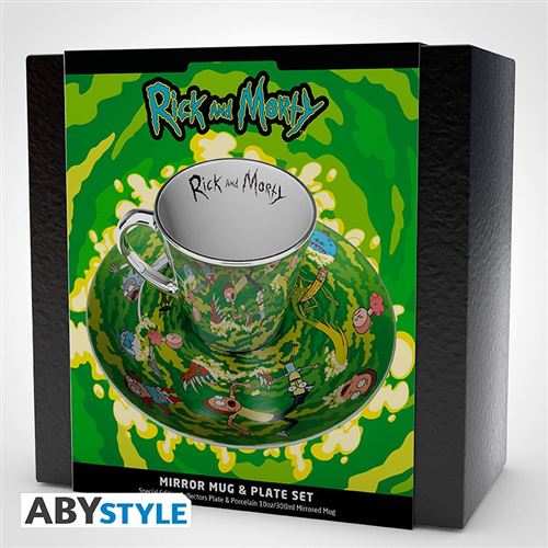 Caneca Espelho e Prato Rick and Morty - Portal Fashion