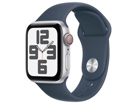 Apple Watch SE GPS 40mm - Cellular - Alumínio Prateado | Bracelete Desportiva Azul trovoada - S M Online Hot Sale