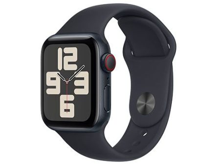 Apple Watch SE GPS 40mm - Cellular - Alumínio Meia-noite | Bracelete Desportiva Meia-noite - S M For Sale