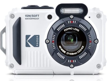 Máquina Fotográfica Compacta Kodak PIXPRO WPZ2 - Branco Hot on Sale