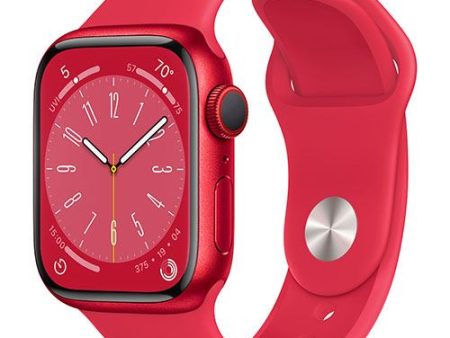 Apple Watch Series 8 GPS 41mm - Cellular - Alumínio (PRODUCT) RED | Bracelete Desportiva - Vermelho Supply