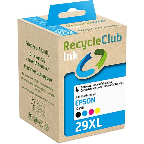 Pack Tinteiro Recycleclub Epson 29XL - 4 Uni. For Sale