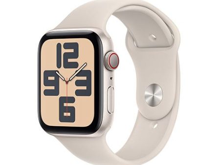 Apple Watch SE GPS 44mm - Cellular - Alumínio Luz das estrelas | Bracelete Desportiva Luz das estrelas - S M Online Sale