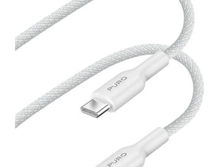 Cabo Kevlar USB-C Puro Fabrik 1.2m - Branco Online Sale