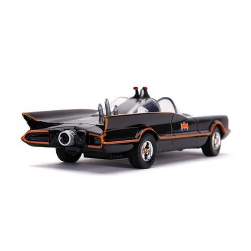 Réplica Batmobile Metal 1:32 1966 Classic Tv com Figura Hot on Sale