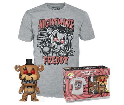 Funko Pop! Tees Figura de Vinyl Five Nights at Freddy’s - Glows - T-Shirt Tamanho L For Cheap