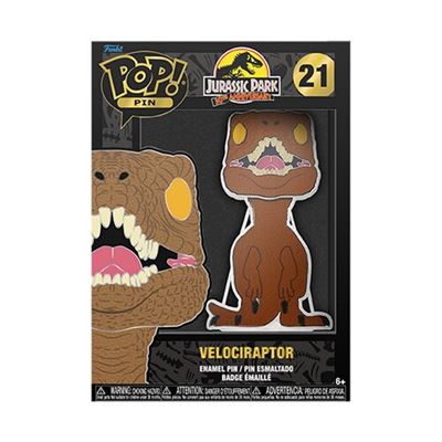 Funko Pop! Pin Esmaltado Jurassic Park Velociraptor - 21 | Hipótese de Chase Online