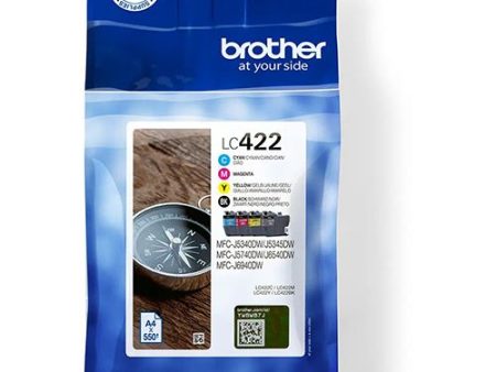 Multipack de Tinteiros Brother LC422VAL (BK C M Y) Sale