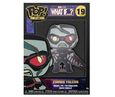 Funko Pop! Pin Marvel What If…? Zombie Falcon - 19 on Sale