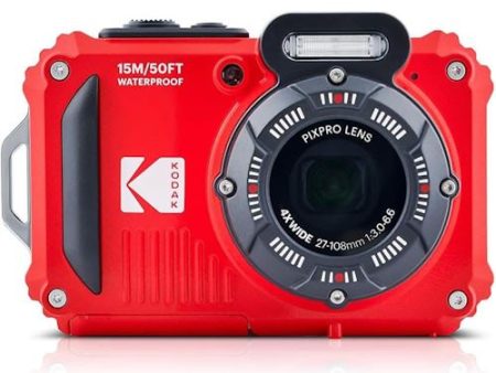 Máquina Fotográfica Compacta Kodak PIXPRO WPZ2 - Vermelho Online Hot Sale