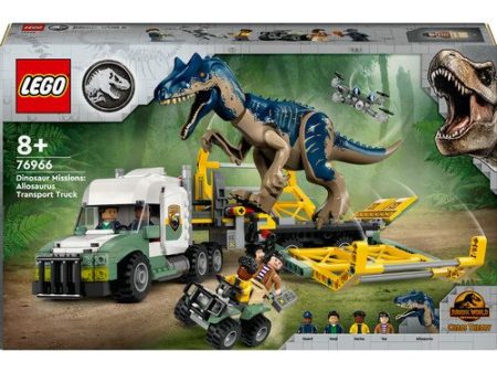 LEGO Jurassic World 76966 - Missões de Dinossauros: Camião de Transporte de Alossauro Online Sale