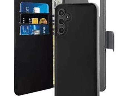 Capa Destacável Wallet em Ecopele Puro para Samsung Galaxy A15 - Preta Sale