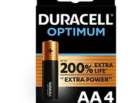 Pilhas Alcalinas Duracell Optimum AA - 4 Unidades For Cheap