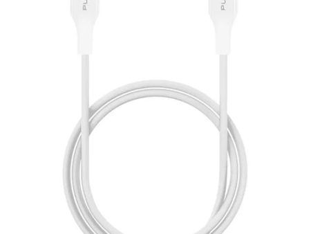 Cabo Plano Puro USB- C 1m - Branco Hot on Sale