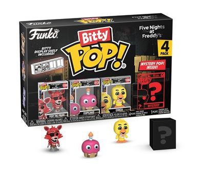 Funko Bitty Pop! Figura de Vinyl Five Nights at Freddy’s: Foxy  - Pack 4 | Inclui Figura Mistério Online Sale